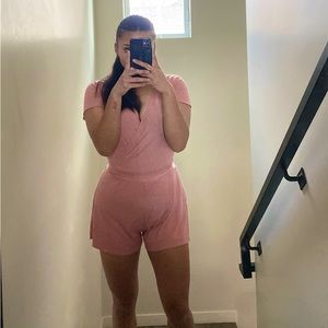 Pink jumpsuit